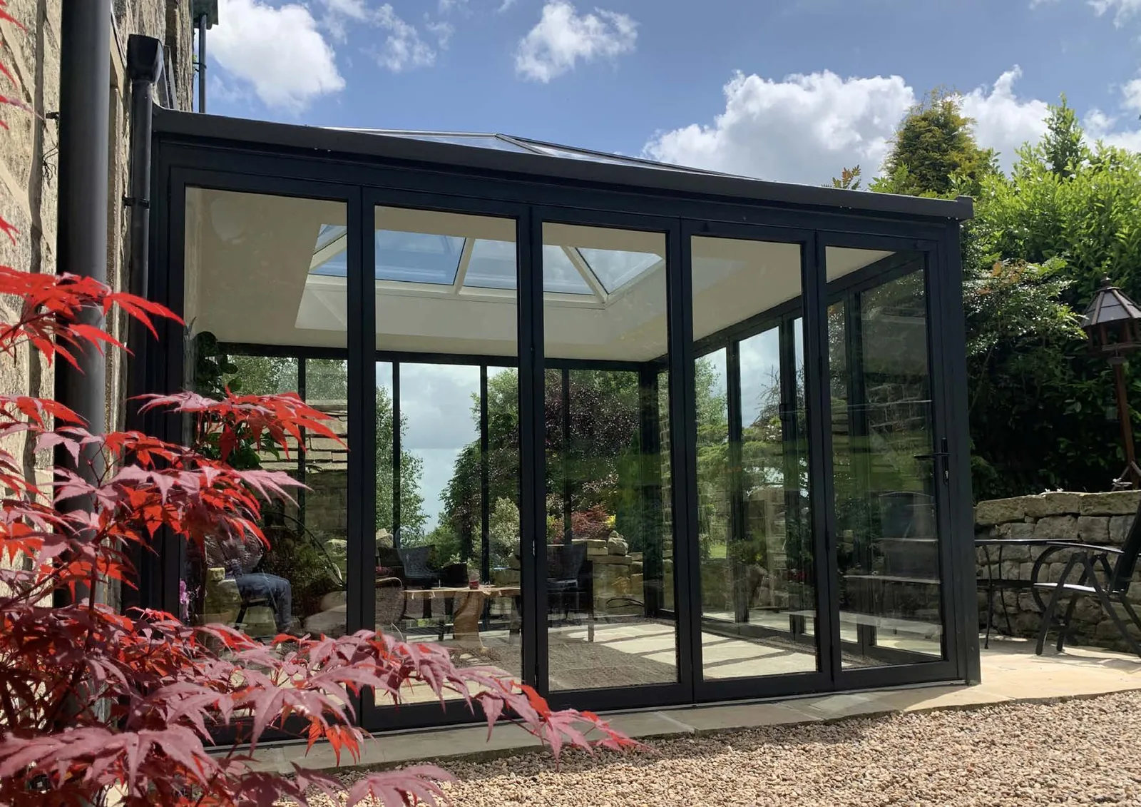 Aluminium bi-fold and sliding doors