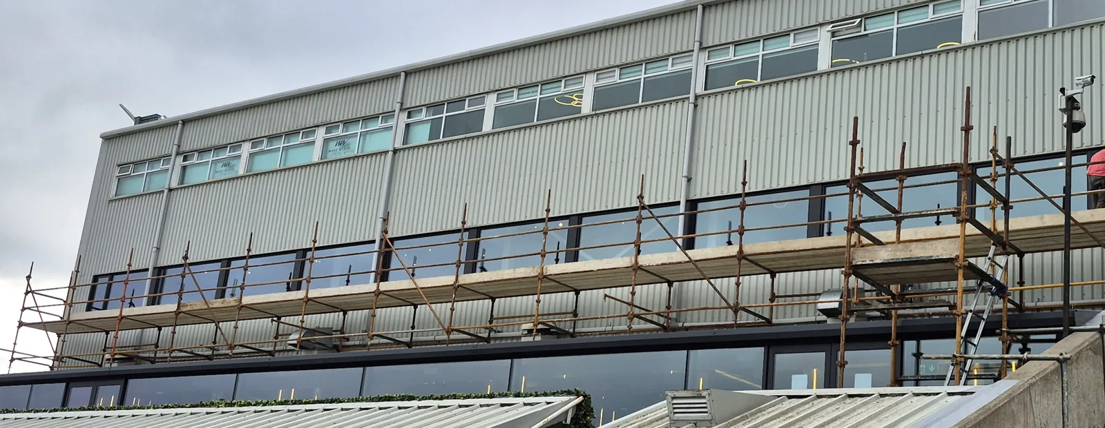 Glass facade and shopfront