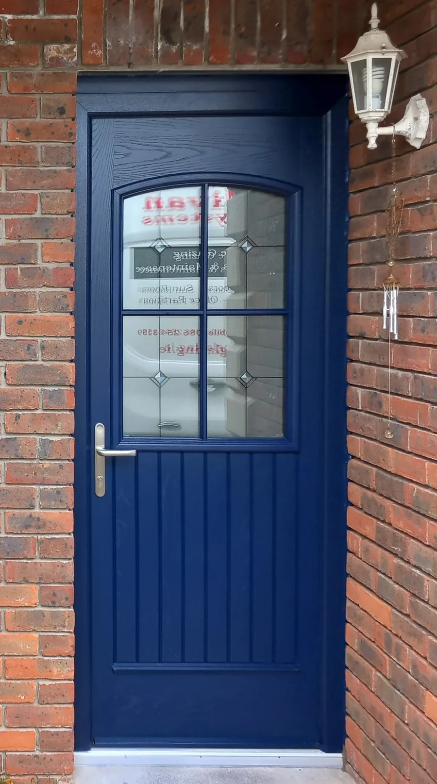 Composite front door fitted by O'Sullivan Glazing Systems