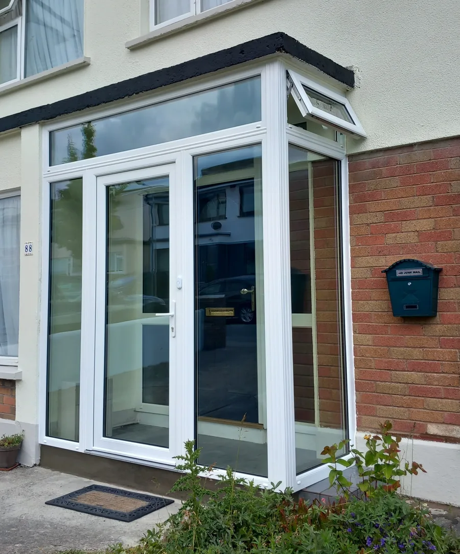 uPVC front door and porch