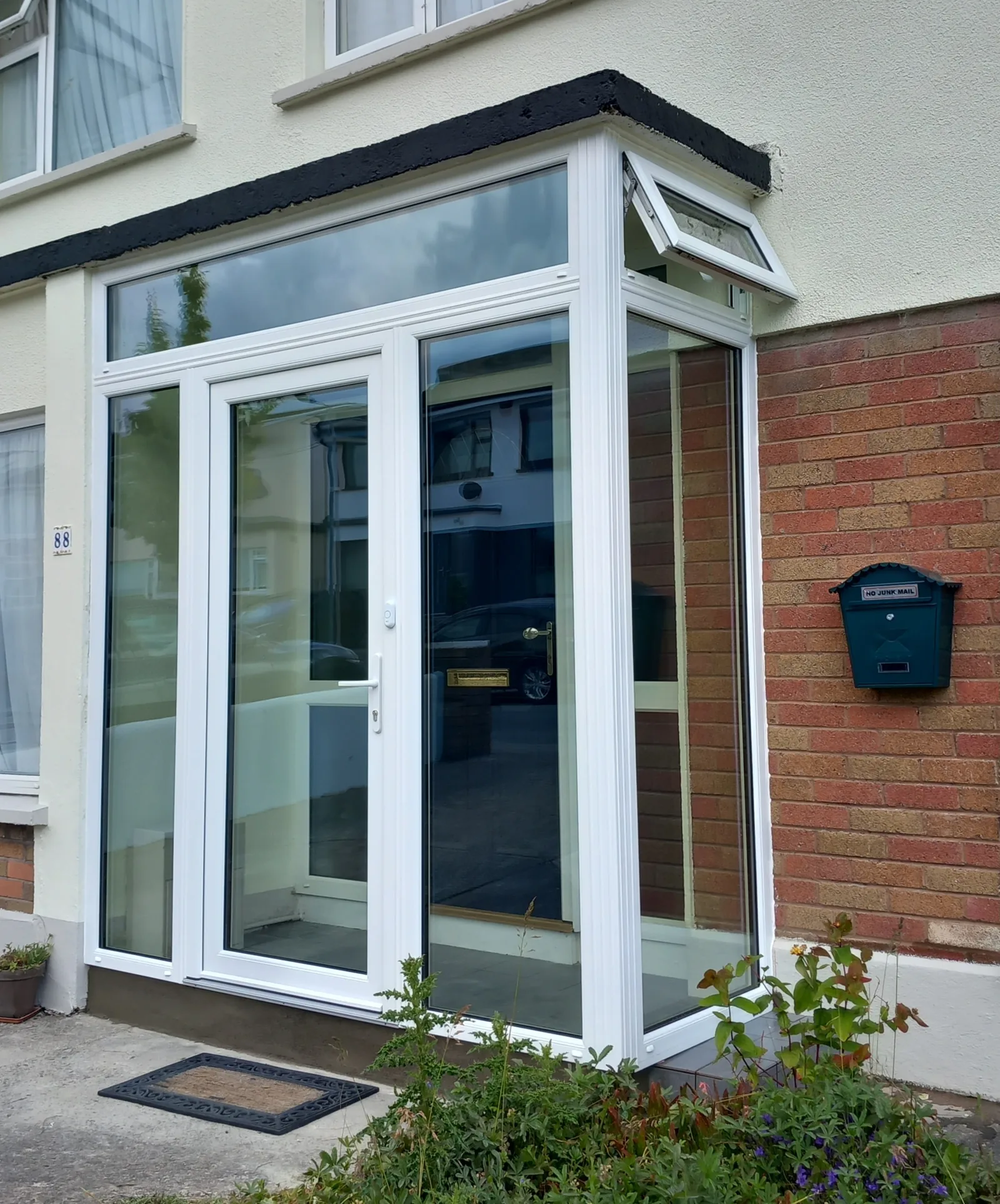 Composite front door in a Wicklow home