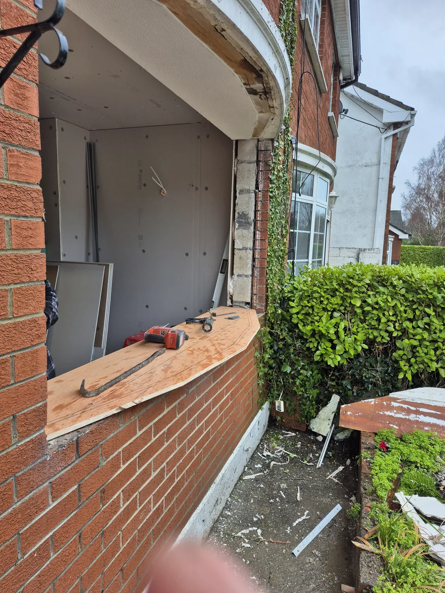 Misted unit replacement — before